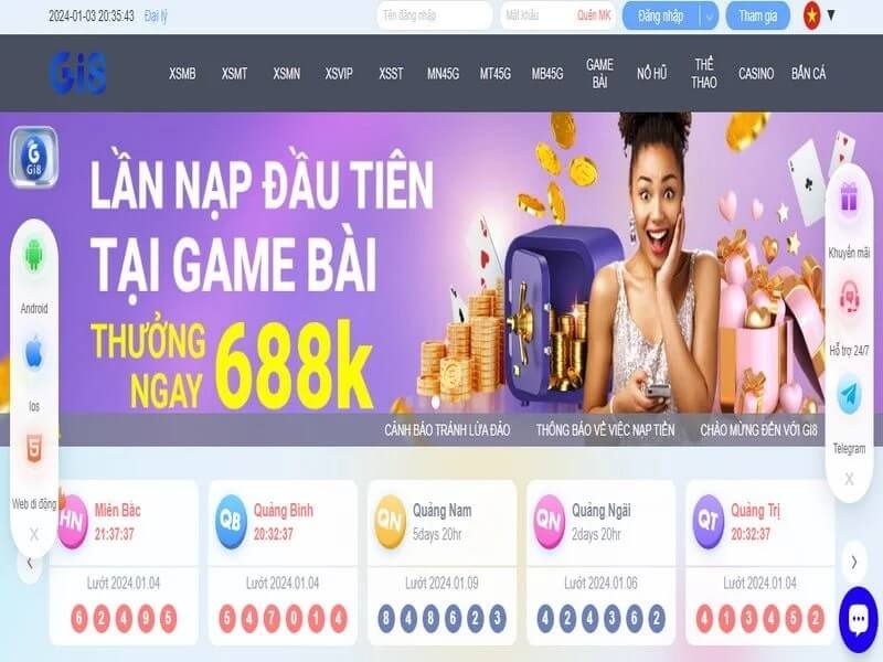 Rất nhiều chương trình hấp dẫn dành cho người chơi