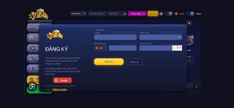 Cần đăng ký trước khi chơi