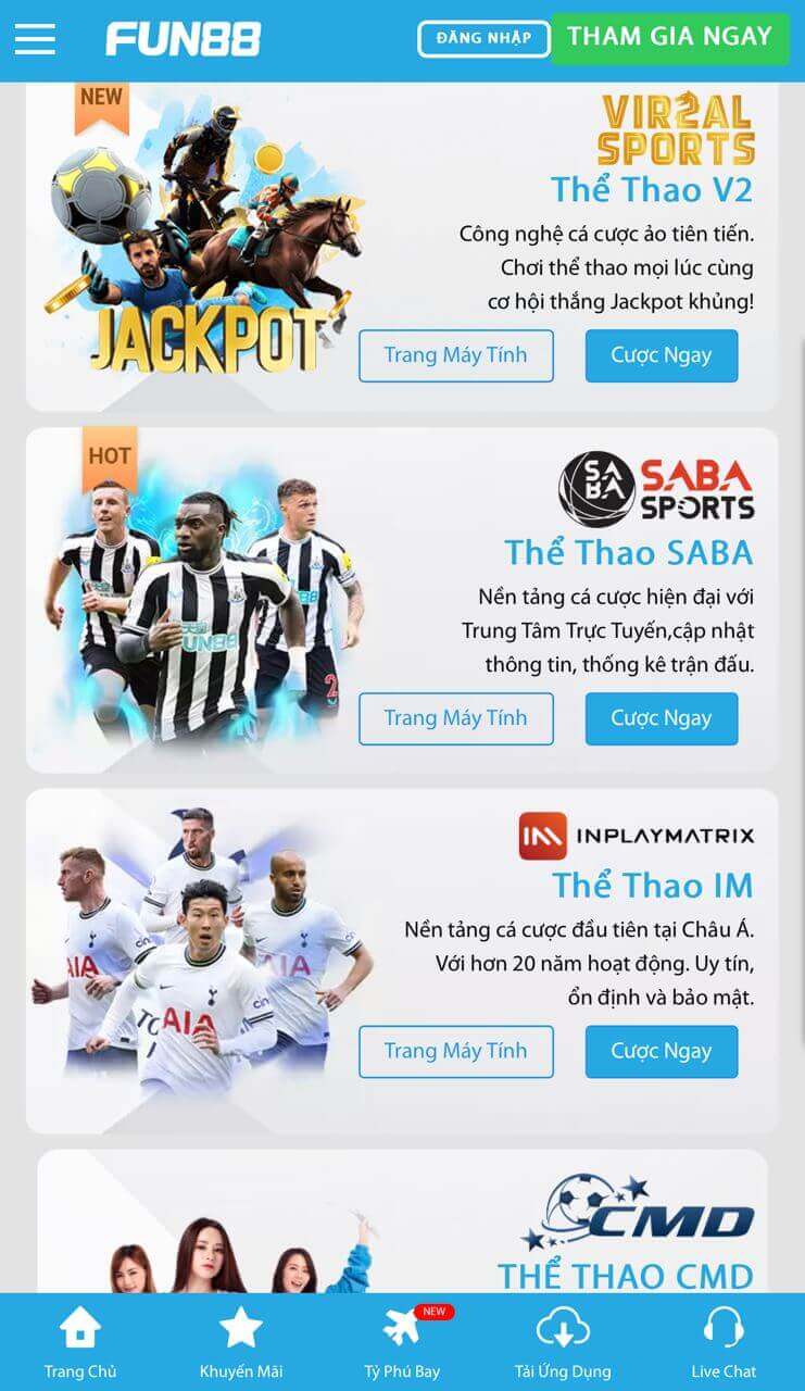 Fun88 - Trang mạng cá cược nổi tiếng được yêu chuộng