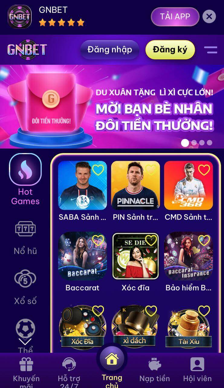 Gnbet - Nhà cái bóng đá uy tín nhất hiện nay
