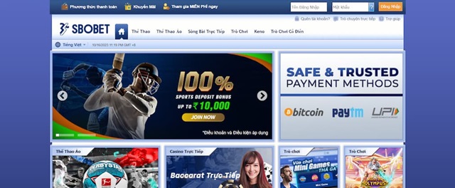 Giới thiệu về nhà cái Sbobet