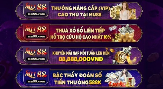 Sân chơi MU88 - Trải nghiệm cá cược không thể bỏ qua