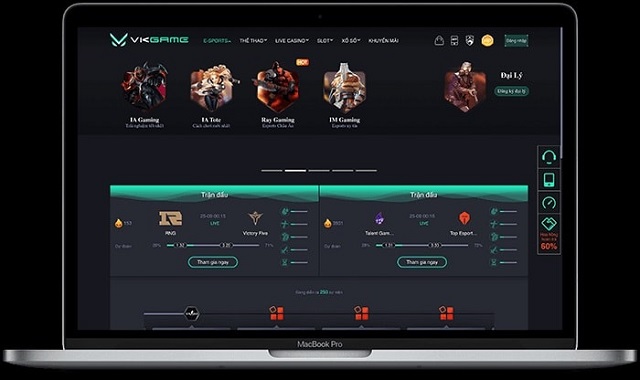 Tham gia cá cược đẳng cấp tại nhà cái Vkgame