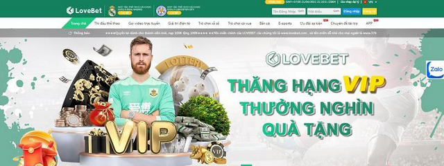 Trải nghiệm cá cược đẳng cấp với nhà cái Lovebet