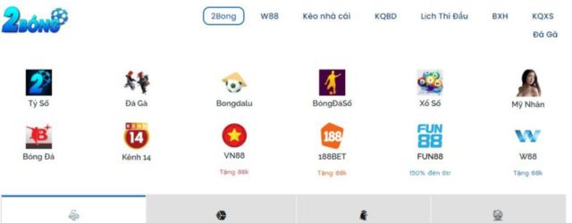 Tất cả link truy cập vào các web cá cược uy tín tại 2 bóng đảm bảo an toàn 100%