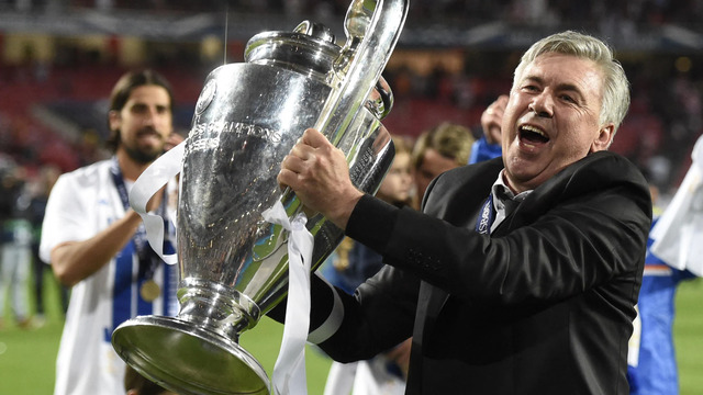 Carlo Ancelotti với hàng loạt những danh hiệu lớn Carlo Ancelotti với hàng loạt những danh hiệu lớn