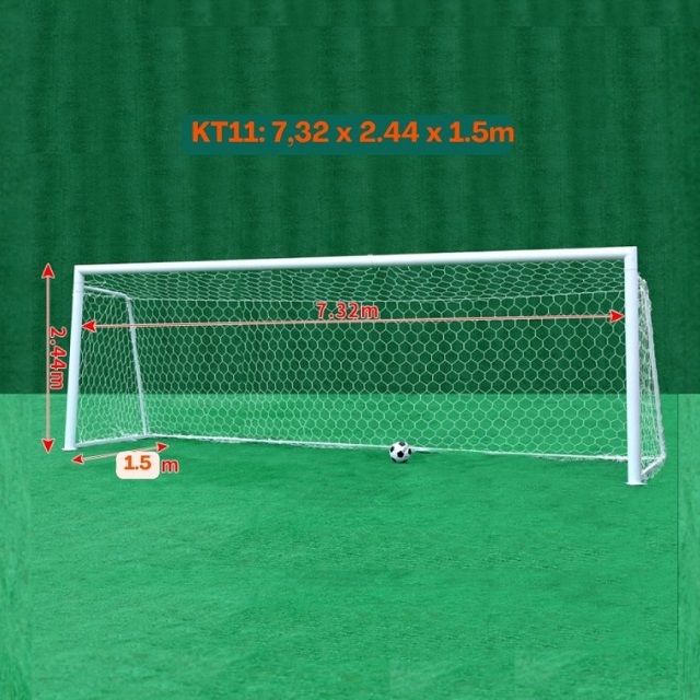 Khung thành chuẩn quốc tế sân bóng đá 11 người Khung thành chuẩn quốc tế sân bóng đá 11 người