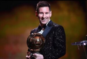 Lionel Messi 8 lần giành được quả bóng vàng thế giới