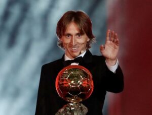 Quả bóng vàng Luka Modric được trao năm 2018