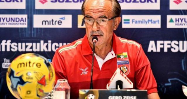 Gerd Zeise là một trong các huấn luyện viên thành công nhất của đội bóng u22 Myanmar